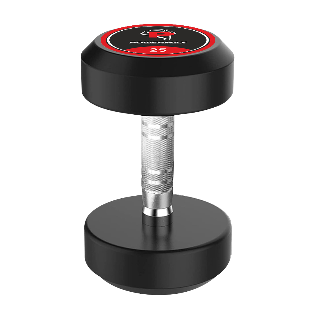 DRR-25 25KG Rounded Rubber Dumbbell