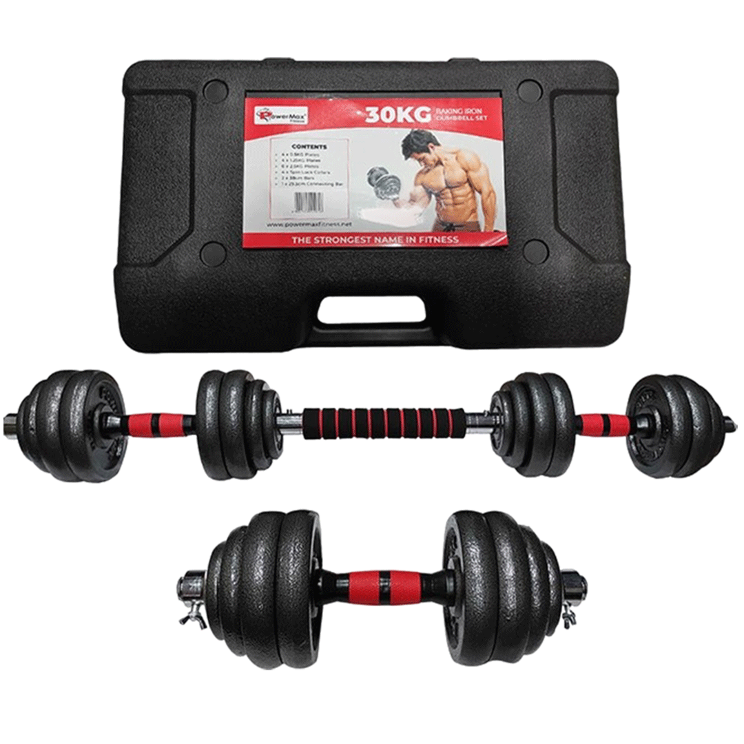 PDS-30 Baking Iron Dumbbells Set