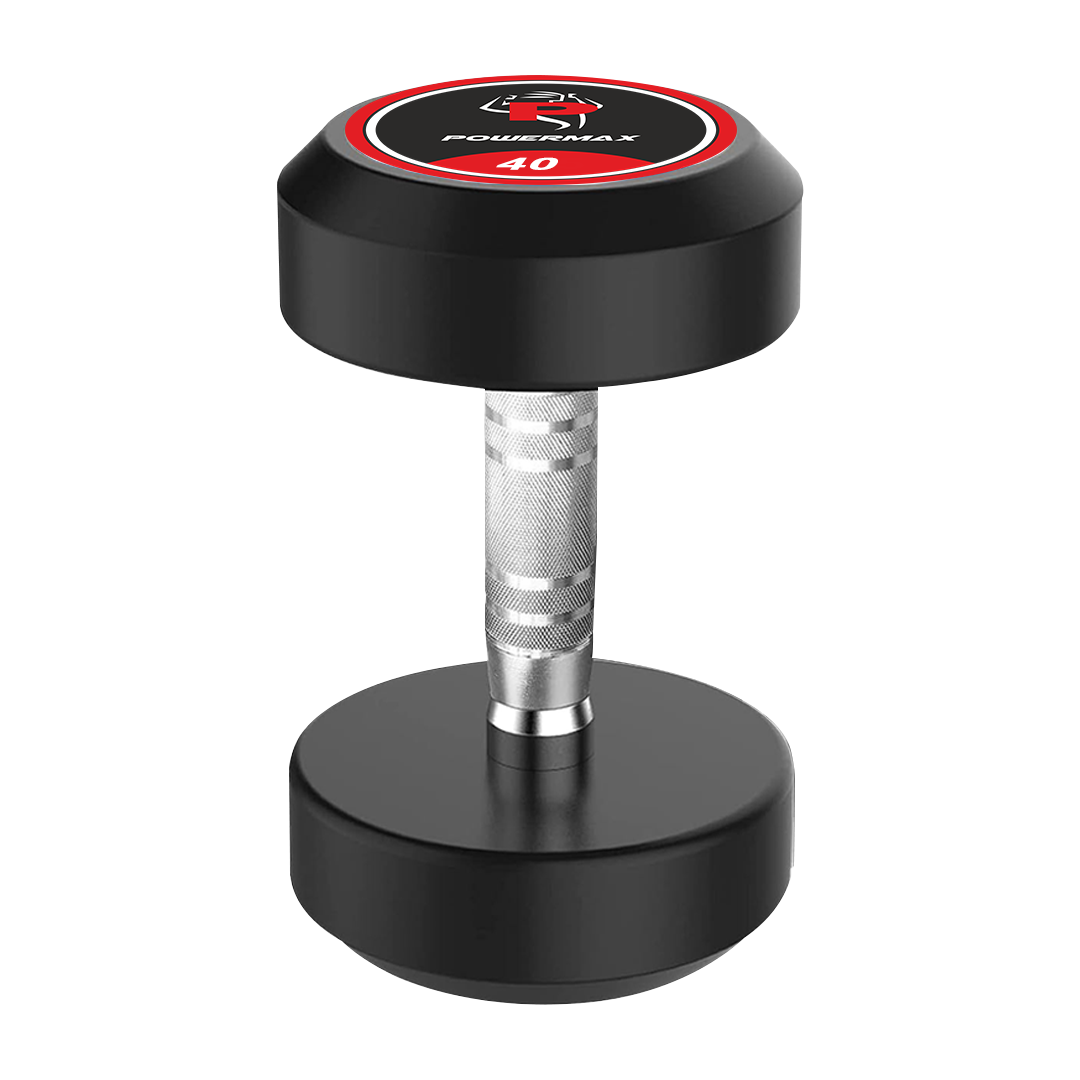DRR-40 40KG Rounded Rubber Dumbbell